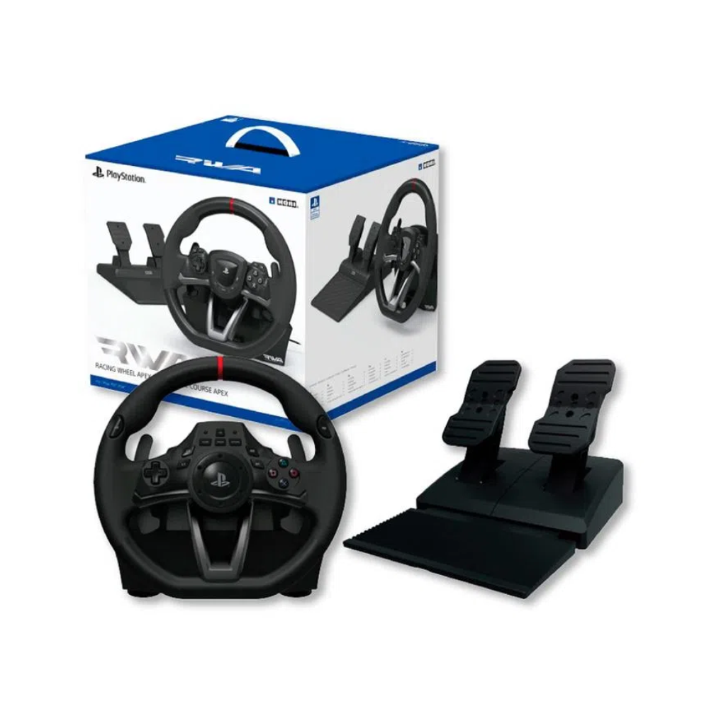 Accesorio - PS4/PS5 - Timón y Pedales Apex Racing Wheel RTW 2022 - Hori