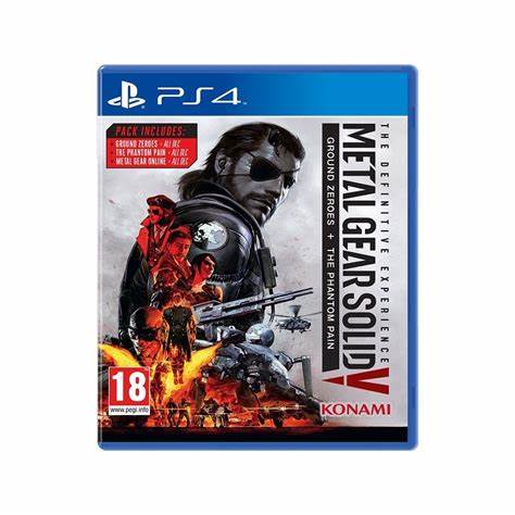 PS4 - Metal Gear Solid V The Definitive Experience Ground Zeroes + The Phantom Pain - Fisico - Usado