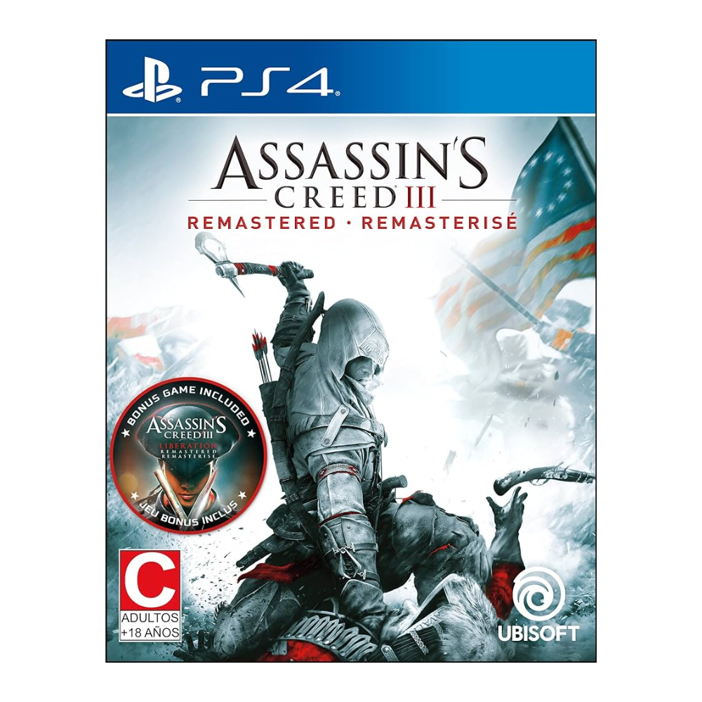PS4 - Assassins Creed III Remasterizado - Fisico - Nuevo