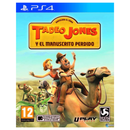 PS4 - Tadeo Jones Y El Manuscrito Perdido - Fisico - Outlet