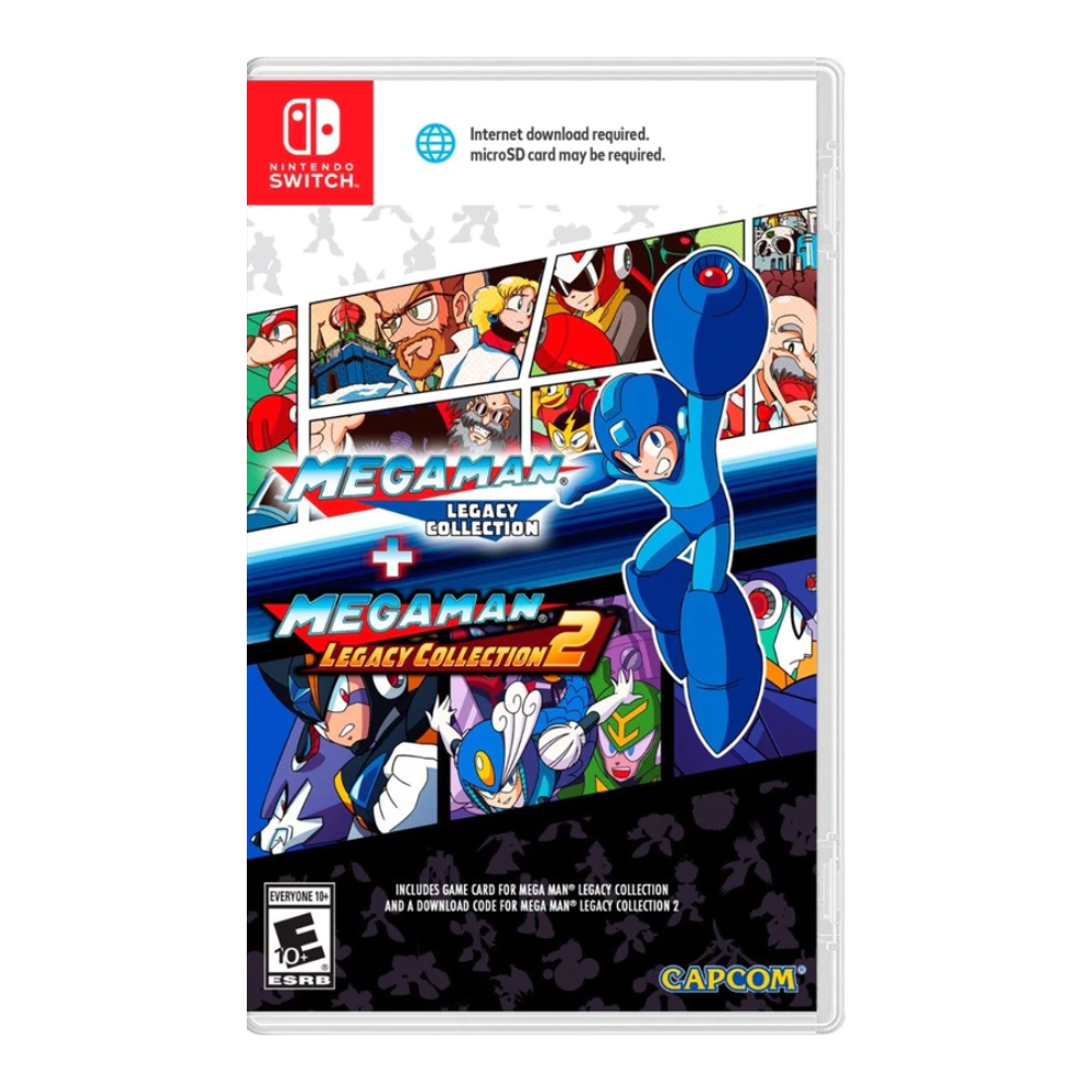 Switch - Mega Man Legacy Collection 1 + 2 - Fisico - Usado