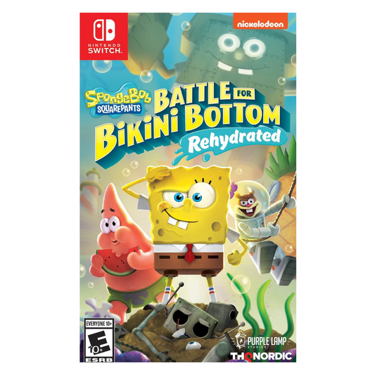 Switch - Spongebob Squarepants Battle for Bikini Bottom - Fisico - Nuevo