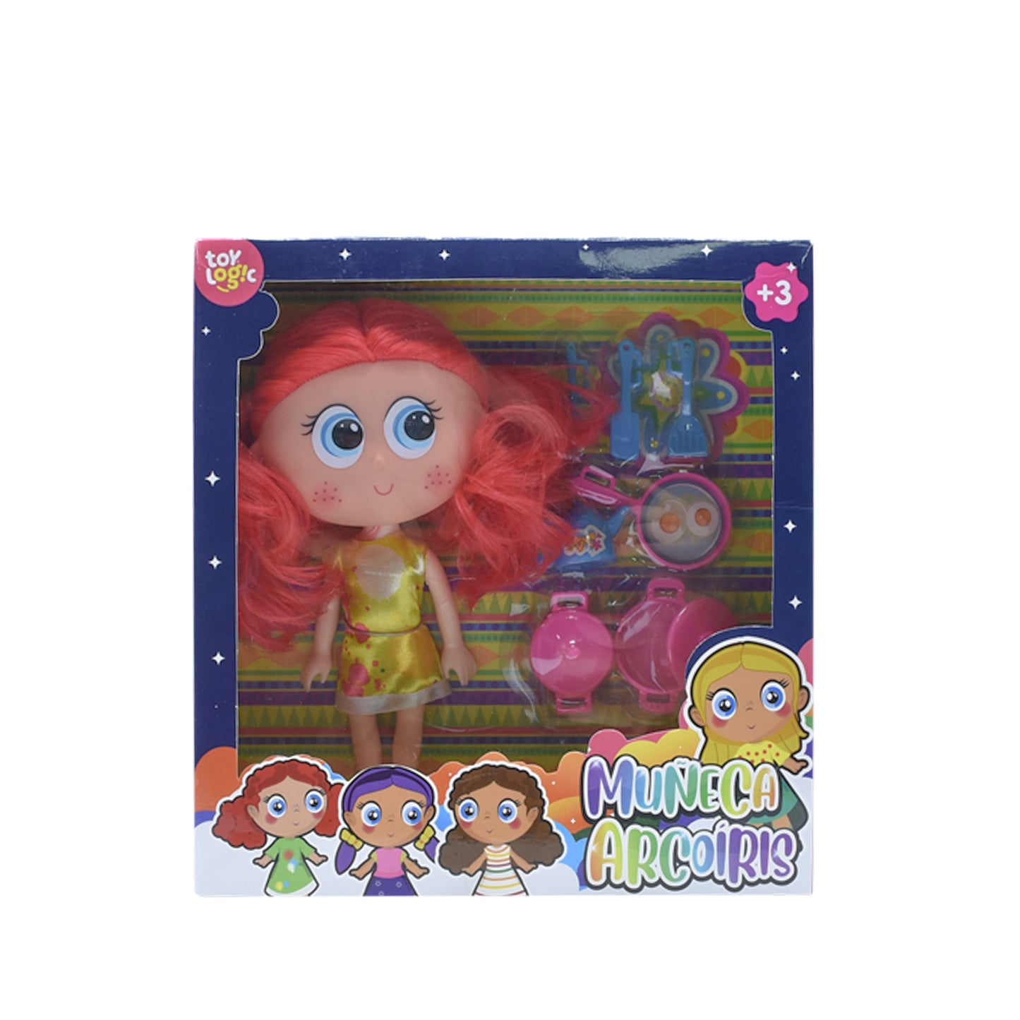 Juguete - Muñeca Arcoiris - Profesiones