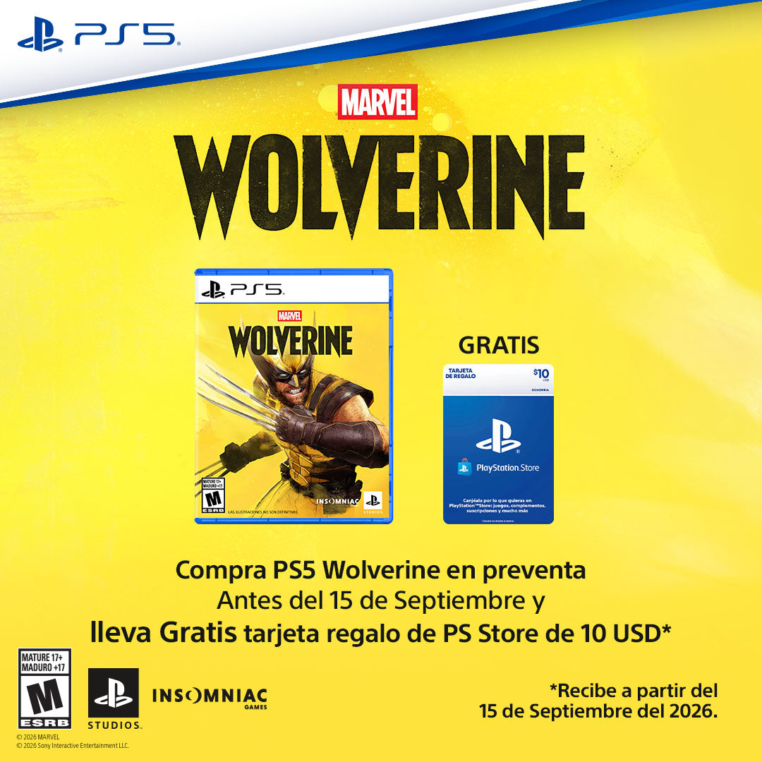 Combo - Marvel´s Wolverine: Control Dualsense® Adamantium Edition + Juego PS5 - PlayStation