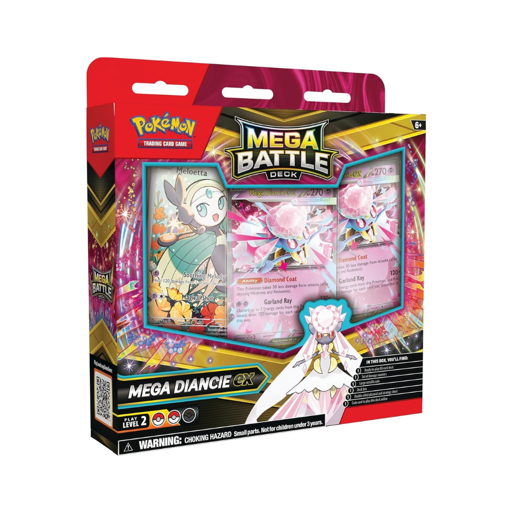 TCG Pokémon - Mega Diancie Ex - Mega Battle Deck - Español