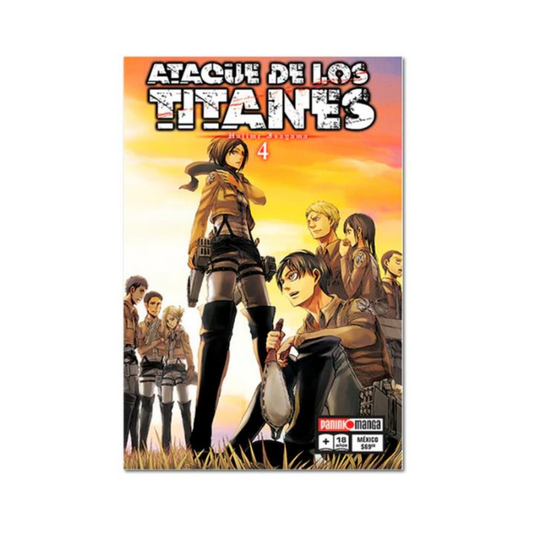Manga - Ataque De Los Titanes - Tomo 4 - Panini Mexico