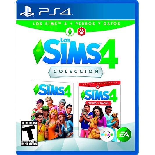 PS4 LOS SIMS 4 COLECCION + GATOS Y PERROS - NUEVO