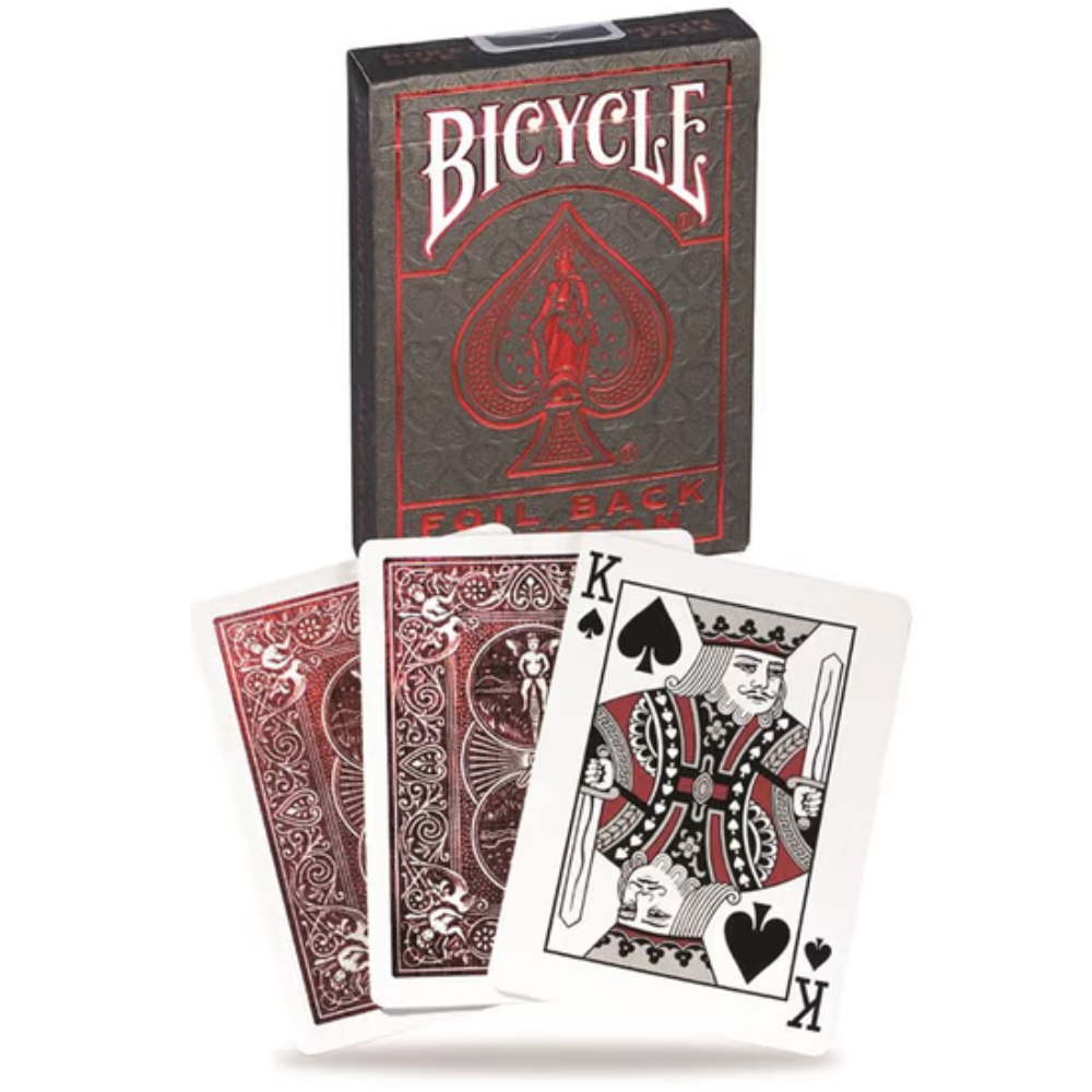 Bicycle -  Foil Back Crimson