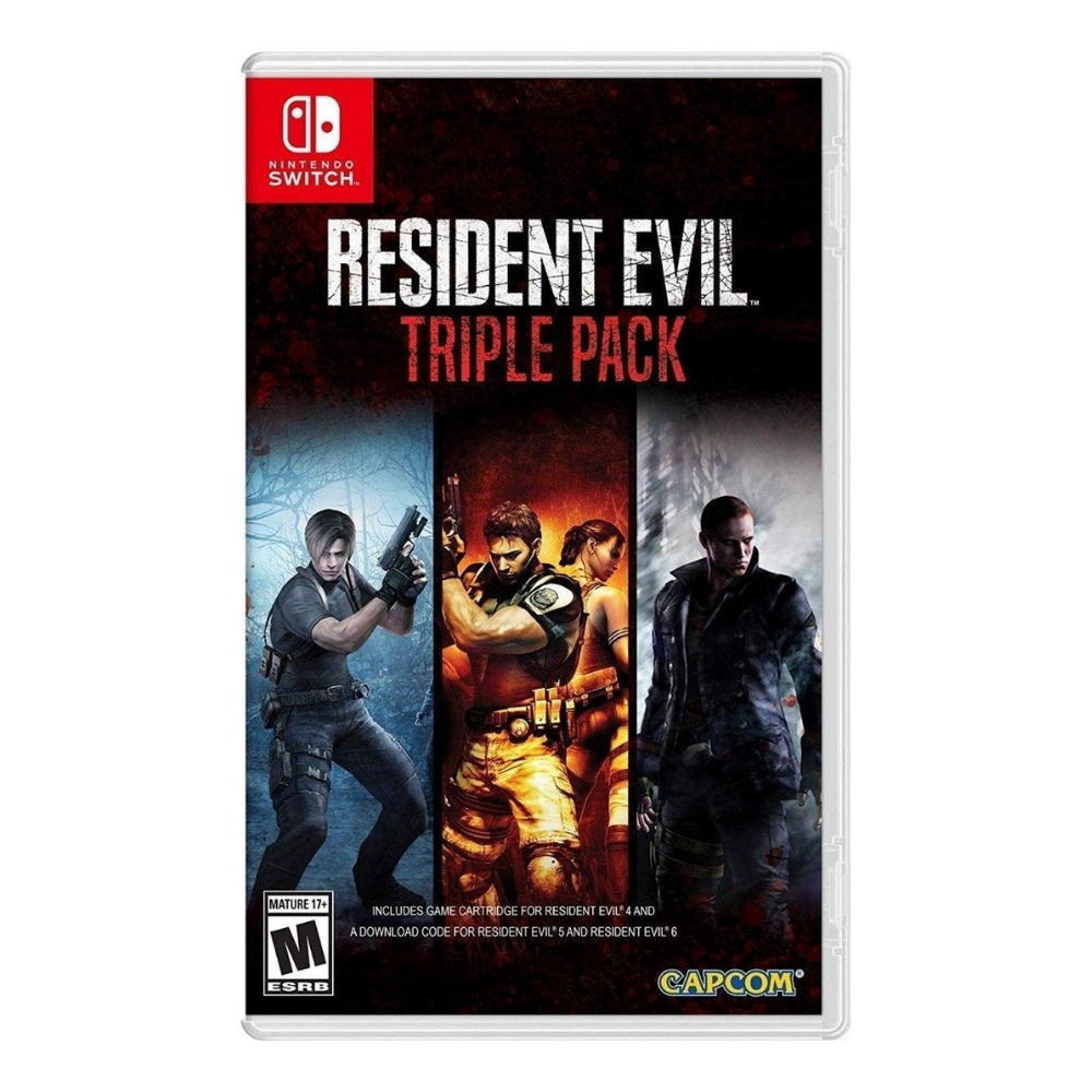 Switch - Resident Evil Triple Pack Coleccion - Fisico - Nuevo