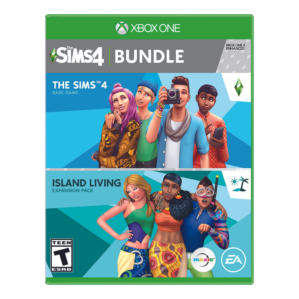 Xbox One/Series X - Sims 4 & Island Living Expansion Pack Bundle - Nuevo