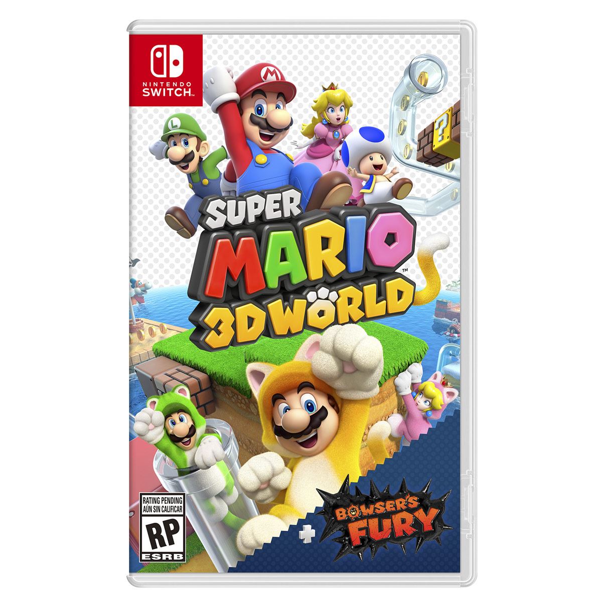 Switch - Super Mario 3D World + Bowsers Fury - Fisico - Usado