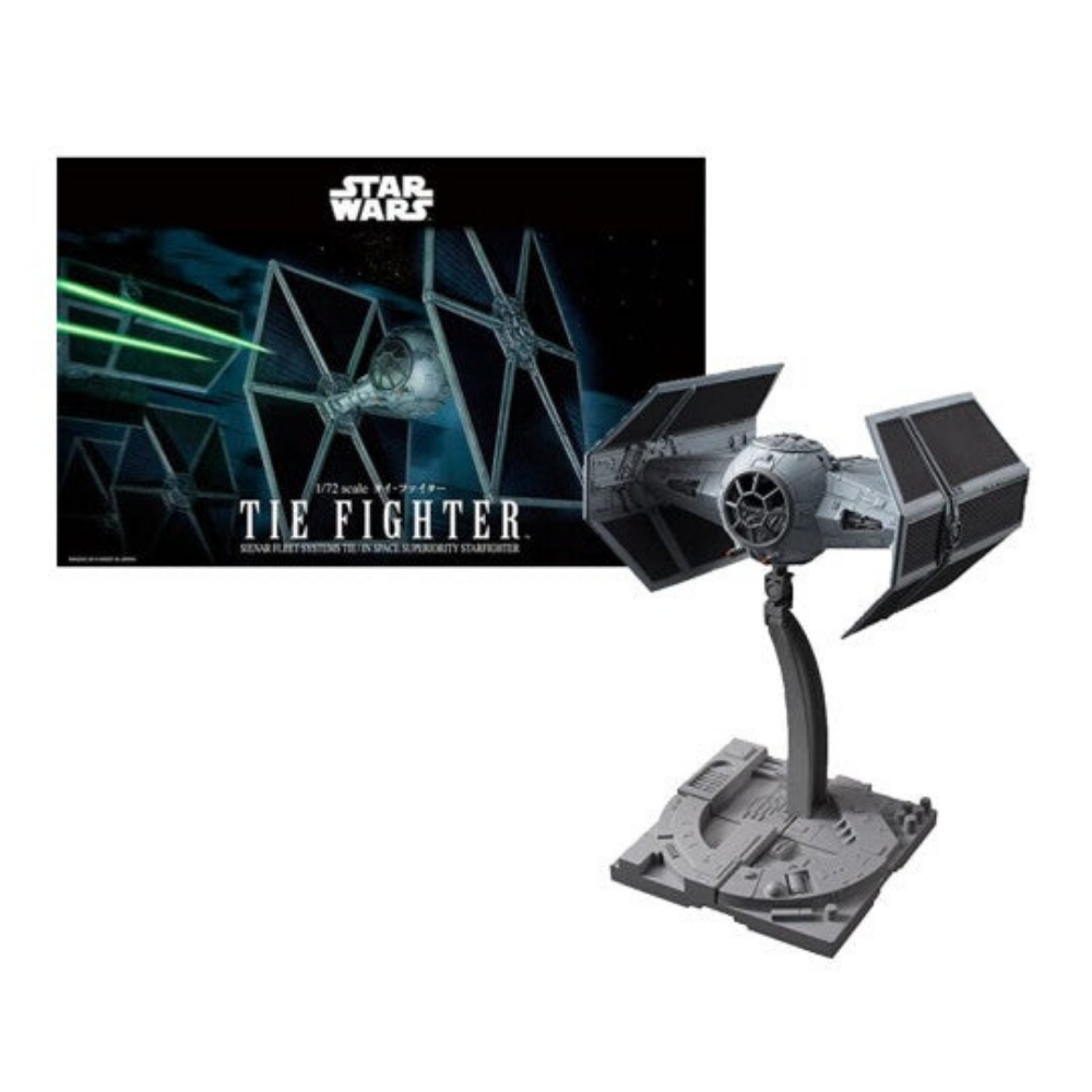 Bandai - Model Kit - Star Wars Tie Advanced Fighter - Escala 1/72