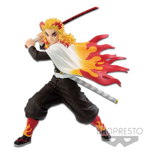 Banpresto - Kimetsu No Yaiba (Demon Slayer) Vibration Stars - Kyojuro Rengoku (BattÅjutsu)