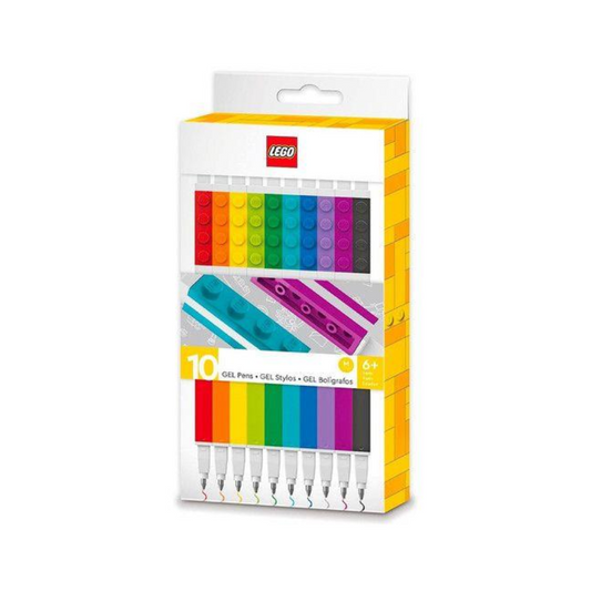 Lego Iconic - Esferos Lego Gel X10 Unidades