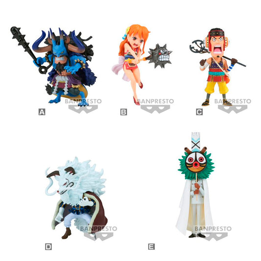 Bandai - Gashapon- One Piece Onigashima - Kaido Nami Luffy Inuarashi Sulong