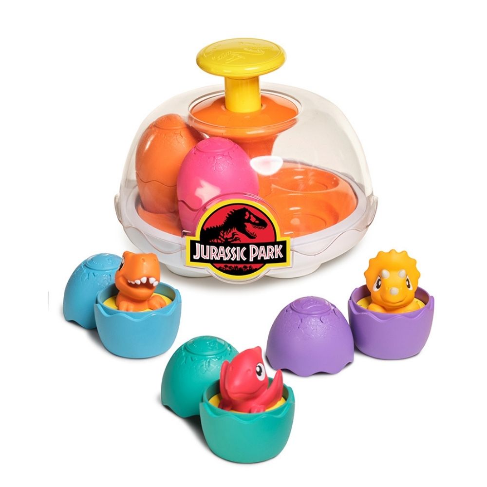 Juguete - Parque Jurassico - Jurassic Set De Juego Spin &Hatch