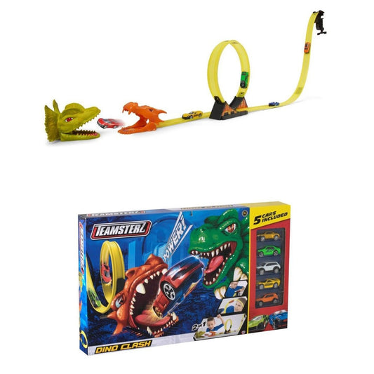 Juguete - Pista - Teamsterz - Dino Clash Track Set