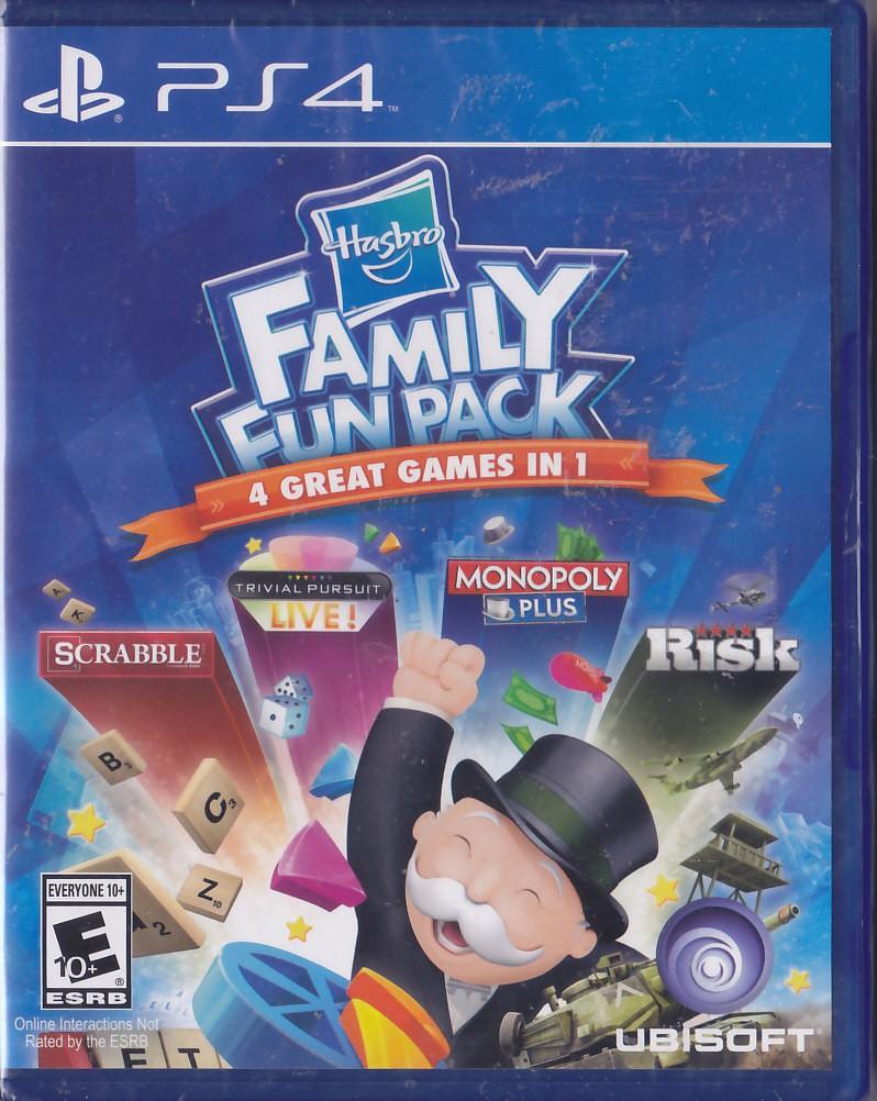HASBRO FAMILY FUN PACK 4 GREAT GAMES IN 1
