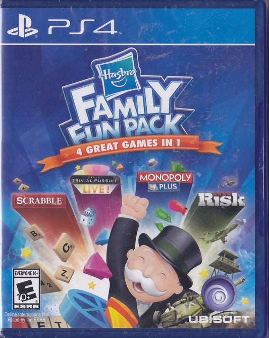 HASBRO FAMILY FUN PACK 4 GREAT GAMES IN 1