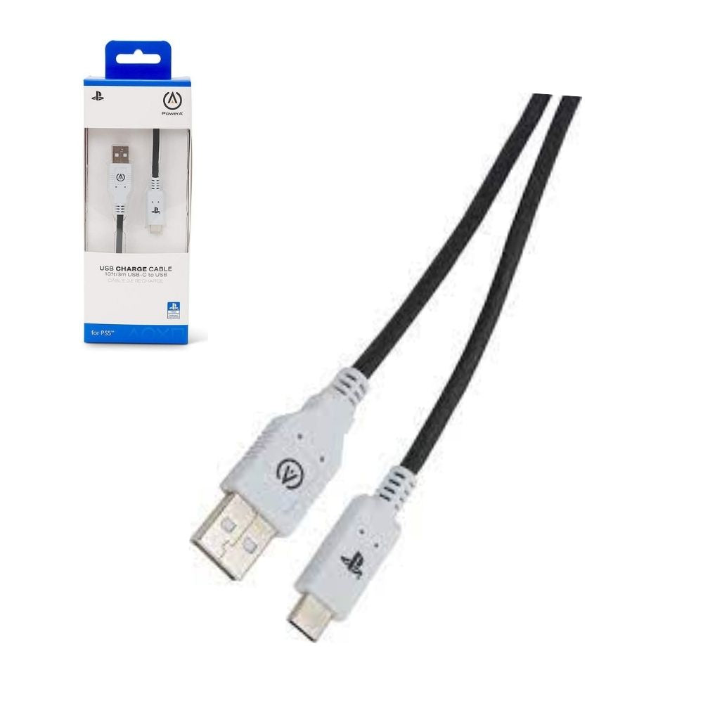 Accesorio - PS5 - Cable de Carga 3mts USB Tipo C - Power A