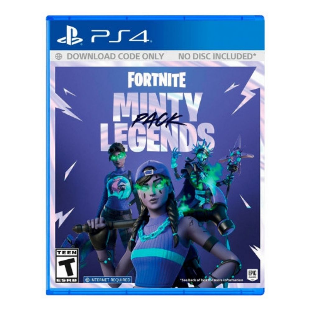 PS4 - Fortnite Minty Legends Pack - Código - Nuevo