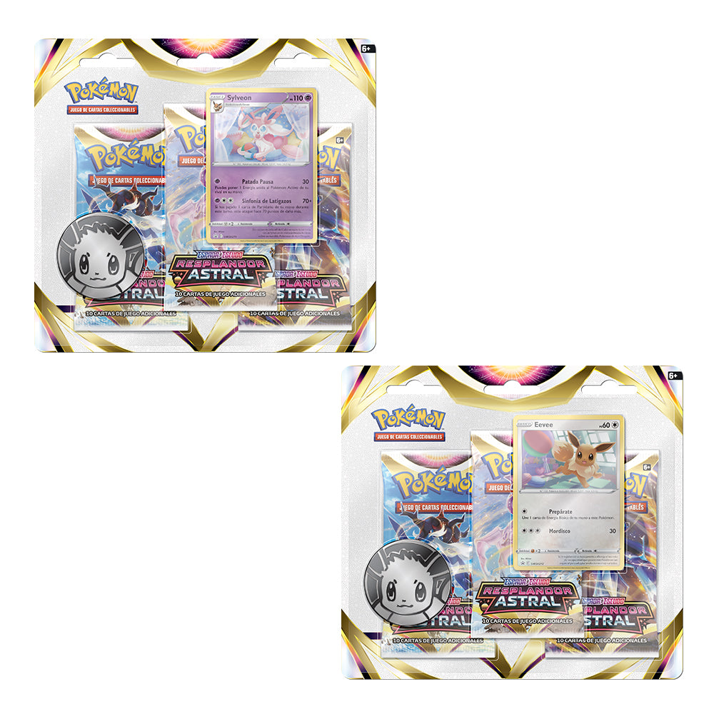TCG Pokémon - Resplandor Astral Blister X3 Sobres (Español)