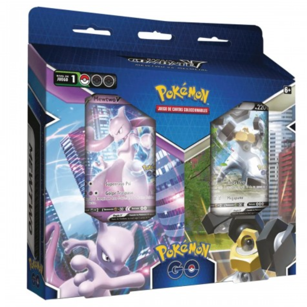 TCG Pokémon - Baraja Combate V - Mewtwo V y Melmetan V (Español)