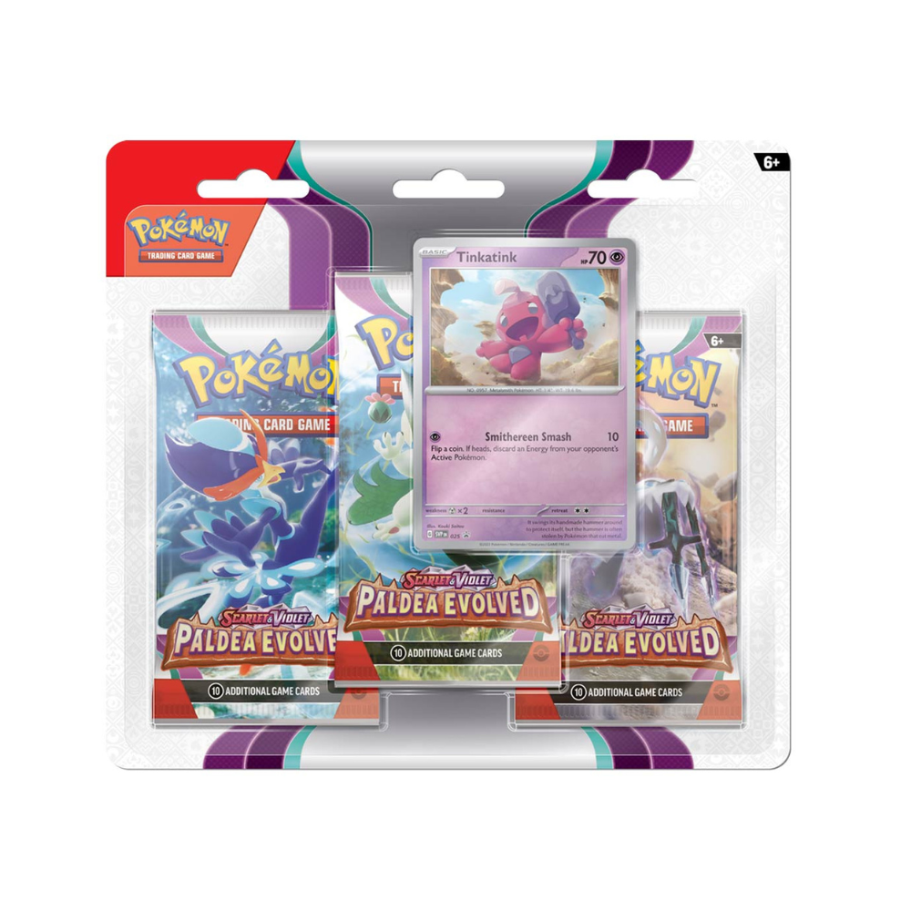 TCG Pokémon - Evoluciones en paldea - Combo X 3 (English)
