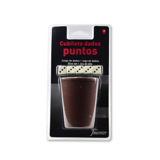 Fournier - Cubilete Dados Puntos