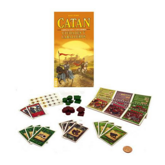 Juego de Mesa - Catan Ciudades y Caballeros Ampliacion 5-6 Jugadores