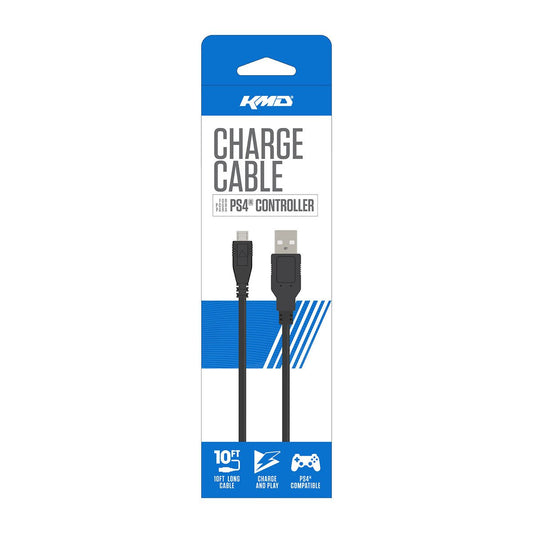 CHARGE CABLE 10FT PS4 CONTROLLER KMD