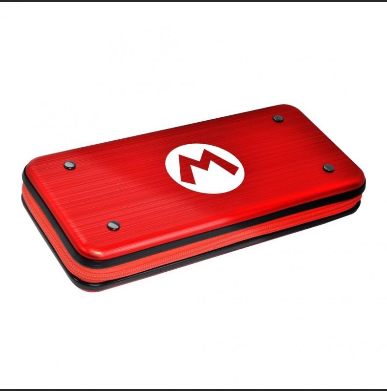 Accesorio - Switch - Estuche Rigido Super Mario en Aluminio Rojo - Hori