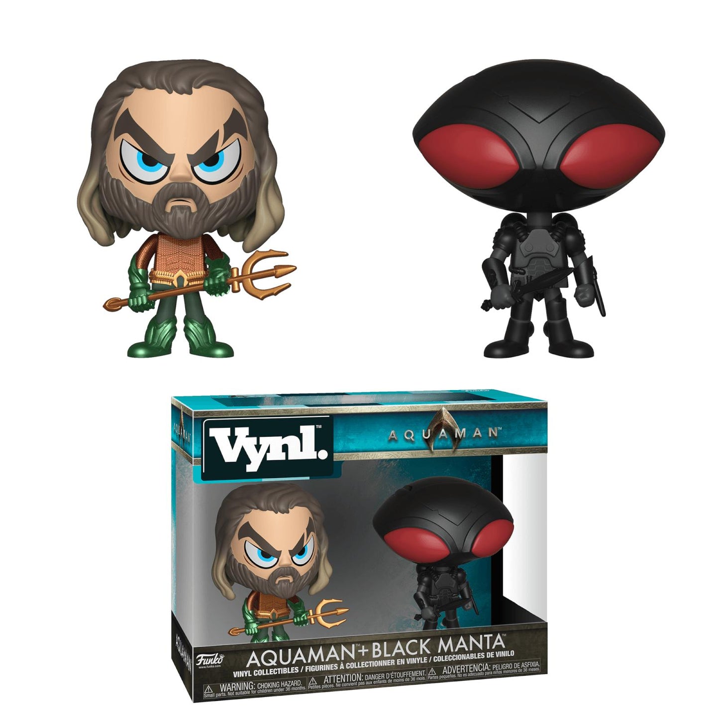 FUNKO VYNL AQUAMAN - AQUAMAN AND BLACK MANTA