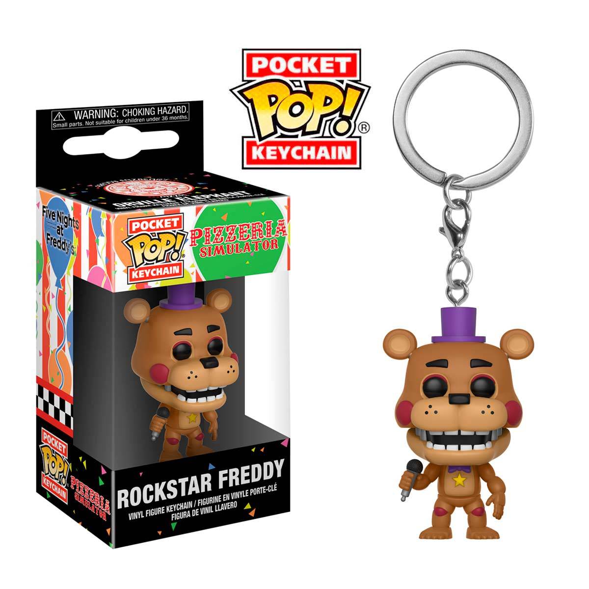FUNKO POCKET POP FNAF PIZZERIA SIMULATOR - ROCKSTAR FREDDY