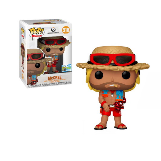Funko Pop - Overwatch - Mc Cree - Summer Convention 2019 - Exclusive Shared Sticker