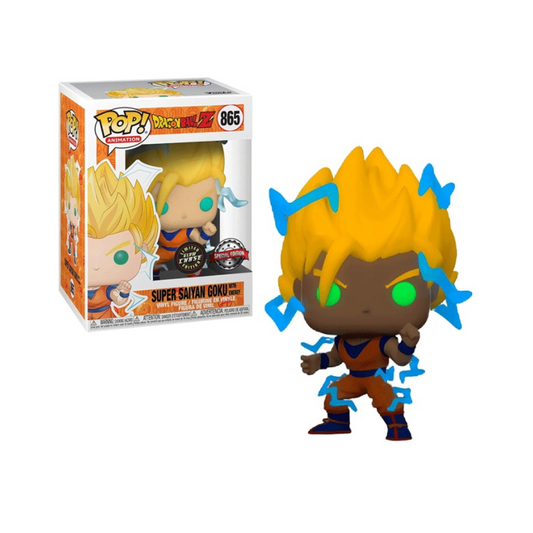 Funko Pop - Dragon Ball Z - Goku Super Saiyan w Energy - Chase GITD Edicion Especial