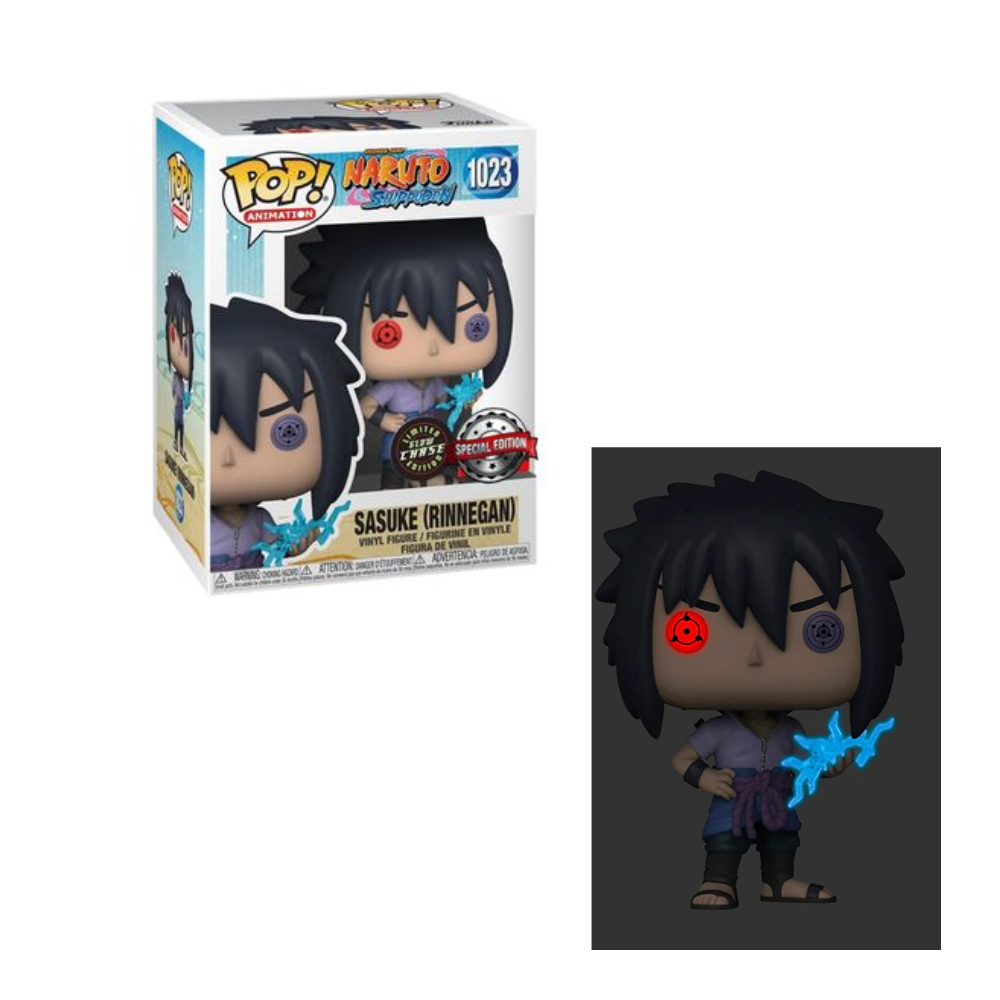 Funko Pop - Naruto Shippuden - Sasuke (Rinnegan) - GITD Edicion Especial Chase