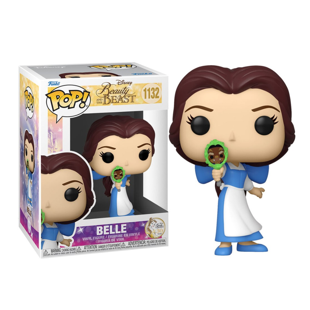 Funko Pop - Disney La Bella y La Bestia Bella con el Espejo Magico