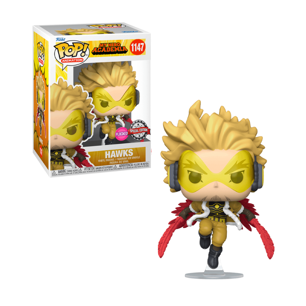 Funko Pop - My Hero Academia - Hawks - Edicion Especial Flocked