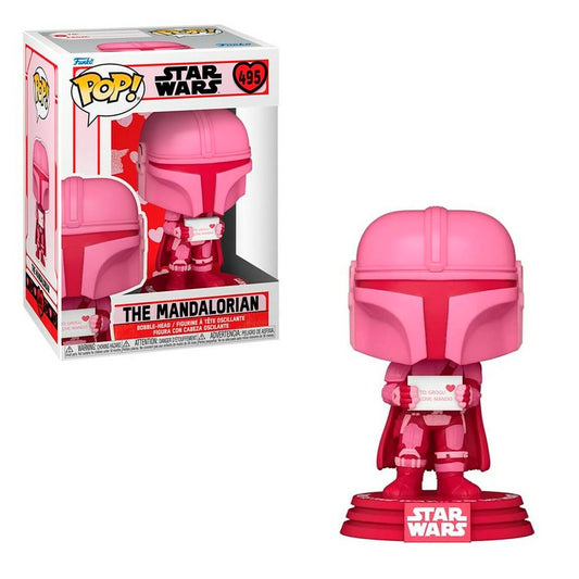 Funko Pop - Star Wars The Mandalorian - El Mandaloriano Saint Valantine´s Edition