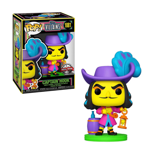 Funko Pop - Disney - Captain Hook (Capitan Garfio) - Blacklight Edicion Especial