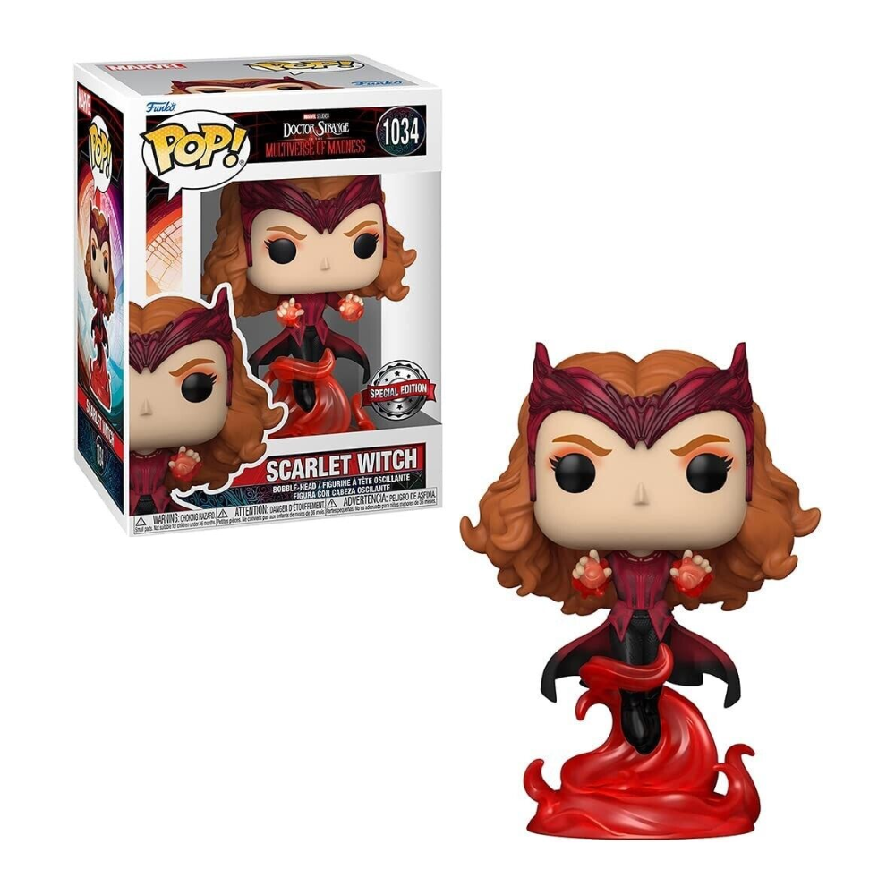 Funko Pop - Marvel Doctor Strange Multiverse of Madness - Scarlet Witch (Stellar Vortex) - Edicion Especial