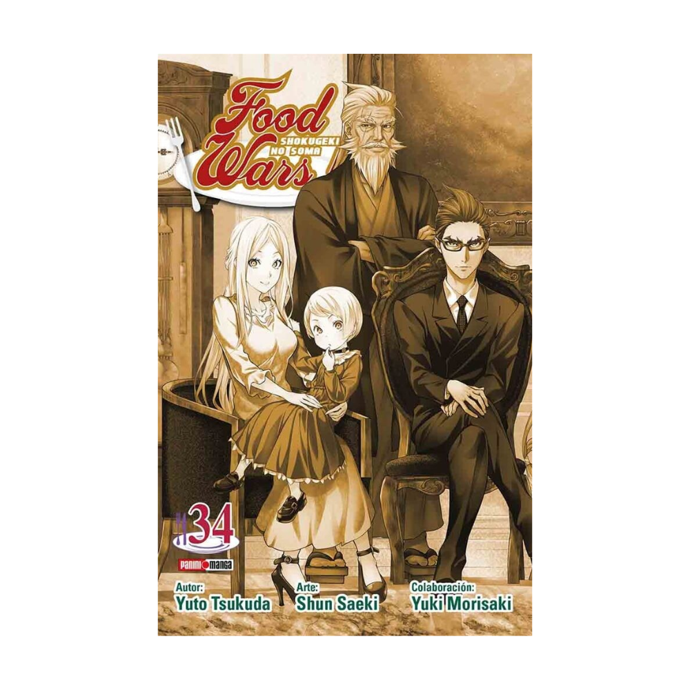 Manga - Shokugeki No Soma - Tomo 34 - Panini Mexico