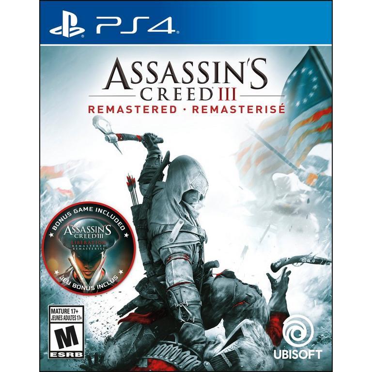 PS4 ASSASSINS CREED III REMASTERED - USADO