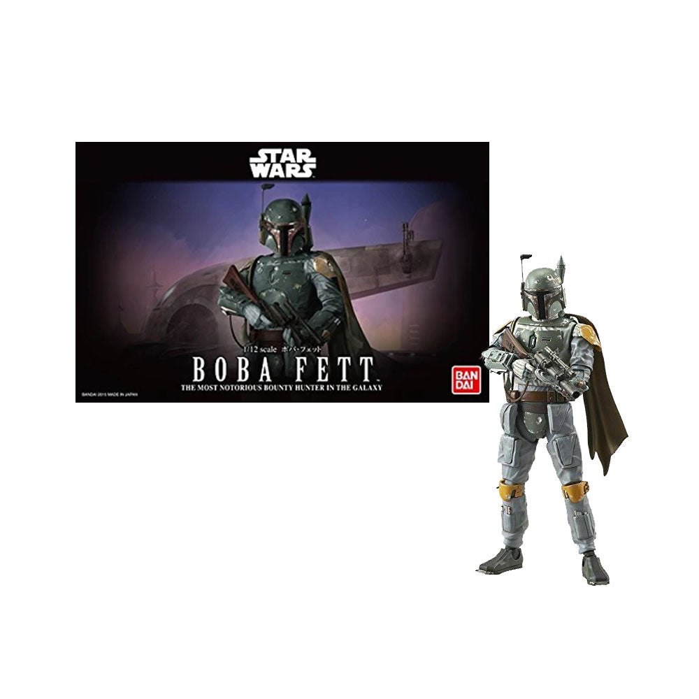 Bandai - Model Kit - Star Wars Boba Fett - Escala 1/12