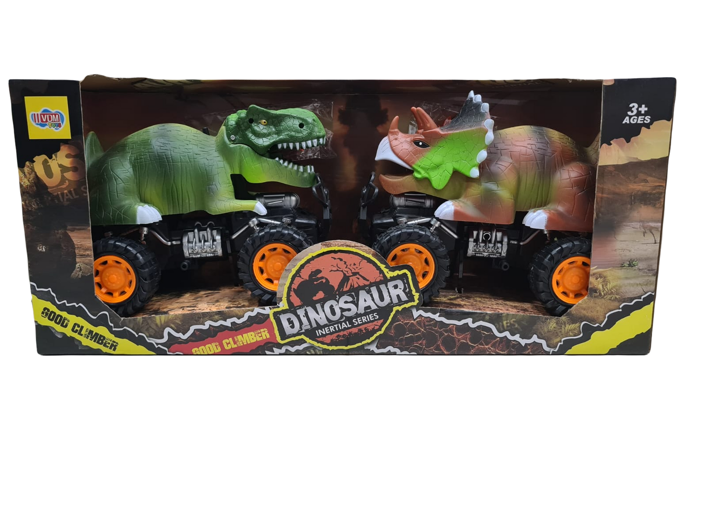 Juguete - Carro - Carro Friccion de Dinosaurios