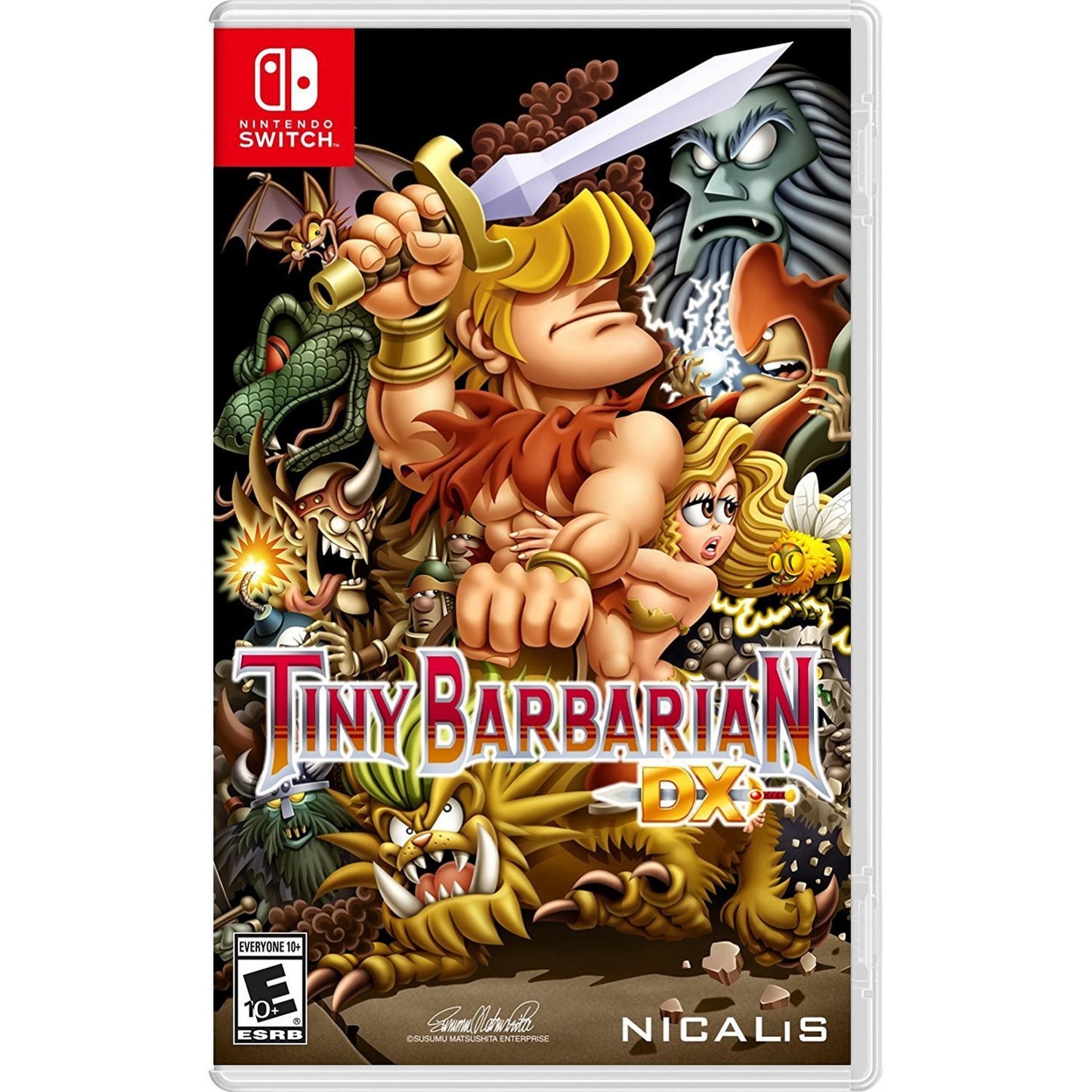 SWITCH TINY BARBARIAN DX - USADO