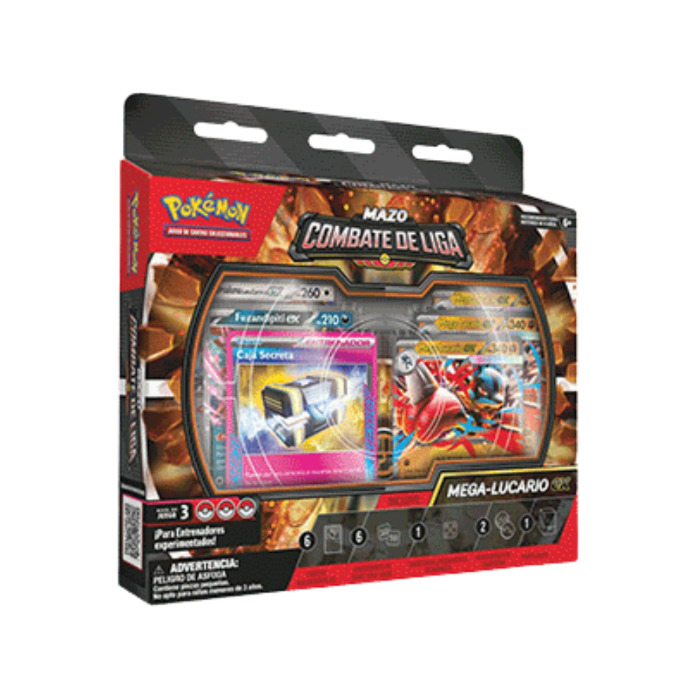 TCG Pokémon - Mega Lucario Ex Baraja Liga de Combate - Español