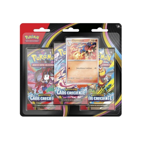 TCG Pokémon - Chaos Rising - Booster X3 - (Español)