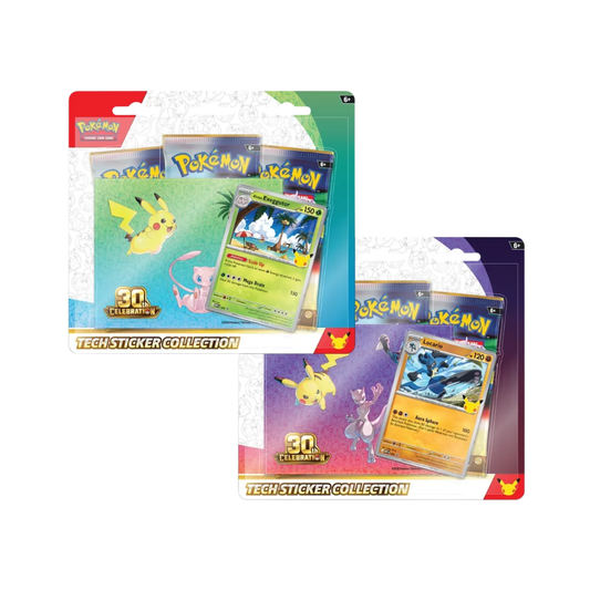 TCG Pokémon - 30th Celebration - Tech Sticker Blister X3 - (English)